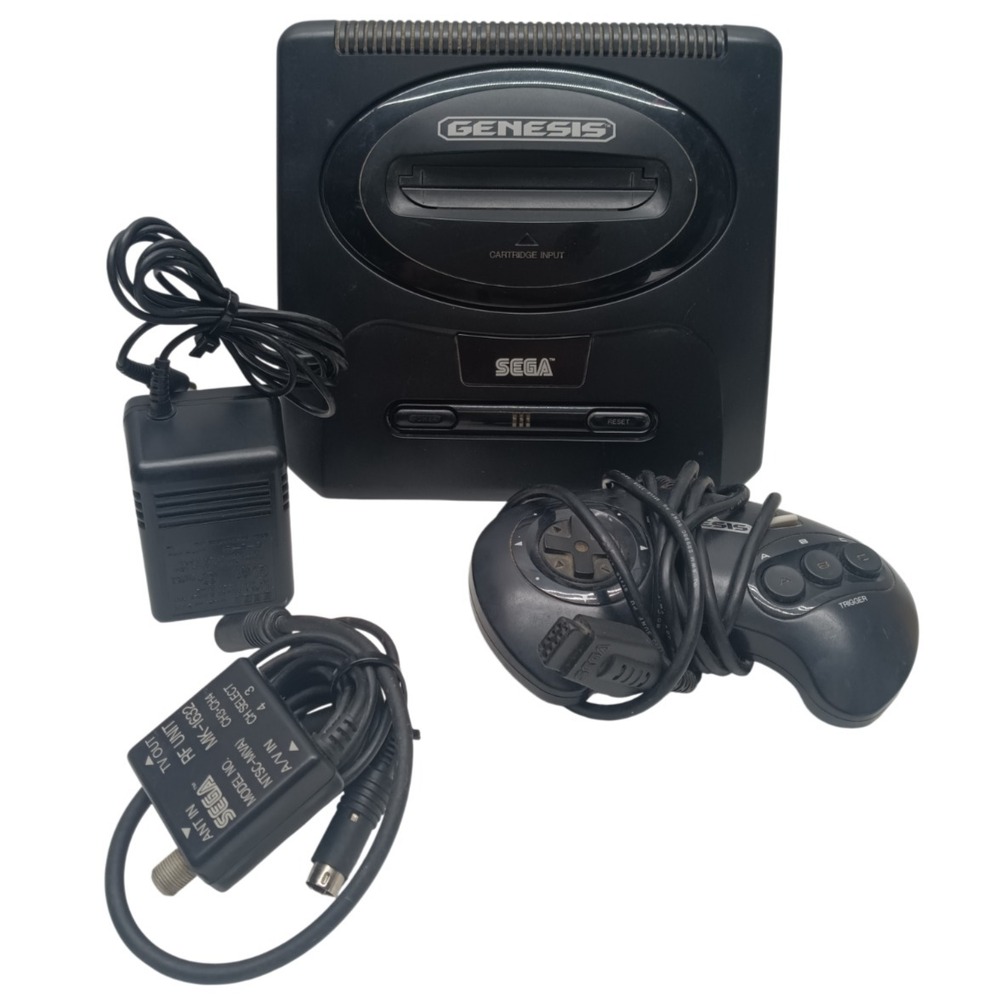 Sega MK-1631 Genesis Console Game 1 Controllers + Sonic‎ Hedgehog Game